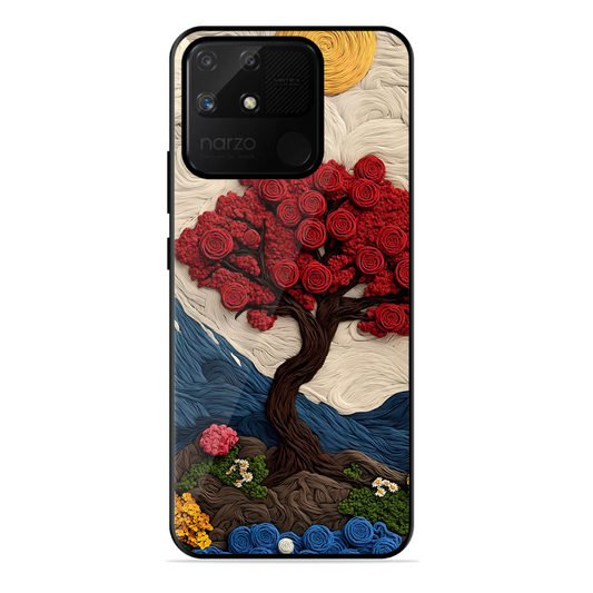 Nature Tree Printed Protective Phone Cover for Realme Narzo 50A
