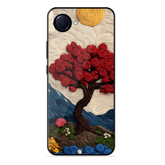 Nature Tree Printed Protective Phone Cover for Realme Narzo 50I Prime