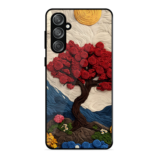 Nature Tree Printed Protective Phone Cover for Samsung Galaxy M55 5G