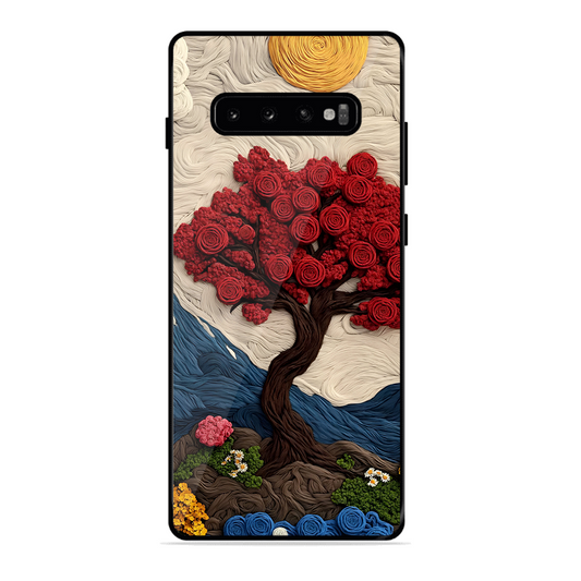 Nature Tree Printed Protective Phone Cover for Samsung Galaxy S10 Plus