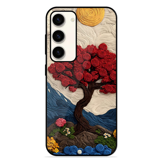 Nature Tree Printed Protective Phone Cover for Samsung Galaxy S23 5G