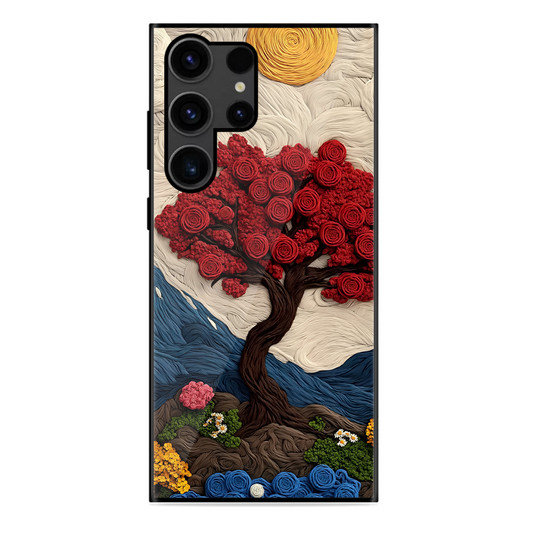Nature Tree Printed Protective Phone Cover for Samsung Galaxy S23 Ultra
