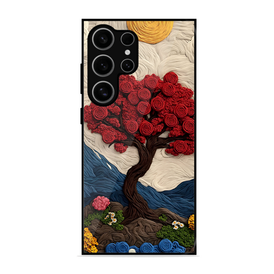 Nature Tree Printed Protective Phone Cover for Samsung Galaxy S24 Ultra 5G
