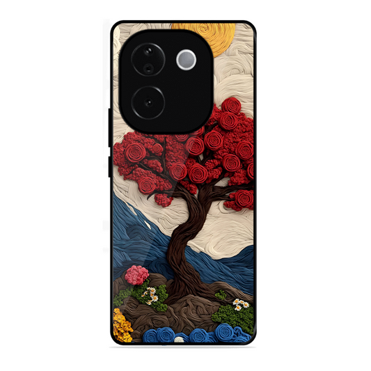 Nature Tree Printed Protective Phone Cover for Vivo T3 Pro 5G
