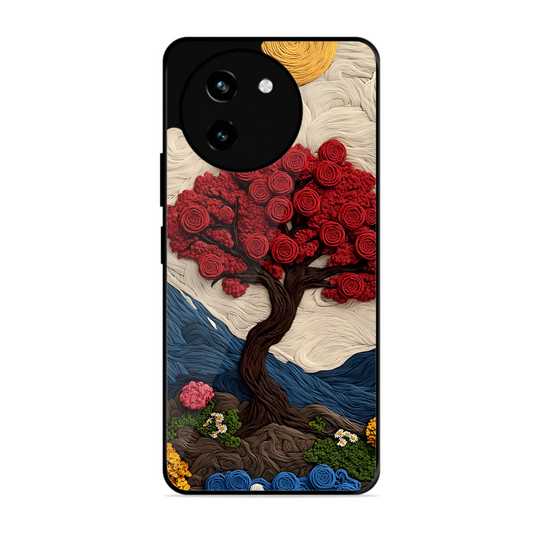 Nature Tree Printed Protective Phone Cover for Vivo T3X 5G