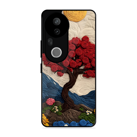 Nature Tree Printed Protective Phone Cover for Vivo T4 Ultra 5G