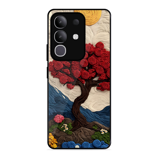 Nature Tree Printed Protective Phone Cover for Vivo T4X 5G