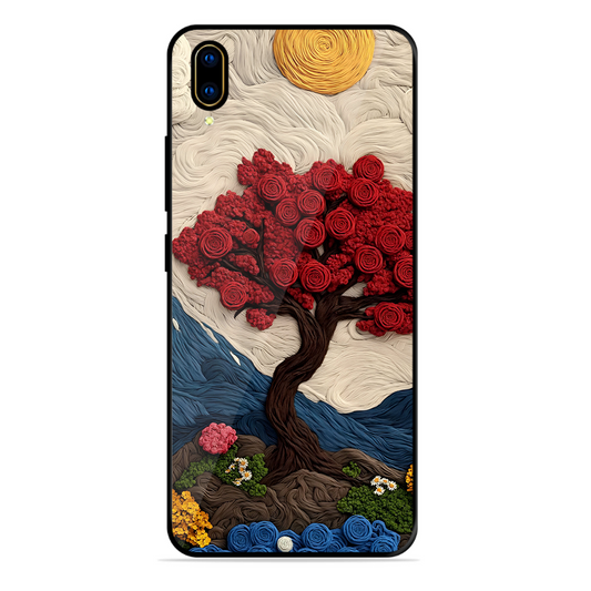 Nature Tree Printed Protective Phone Cover for Vivo V11 Pro