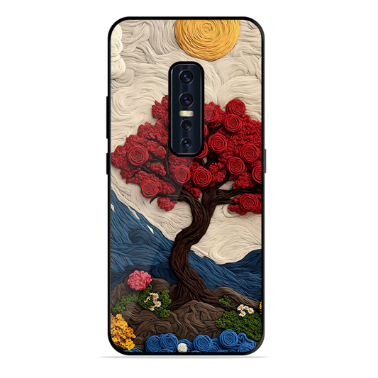 Nature Tree Printed Protective Phone Cover for Vivo V17 Pro