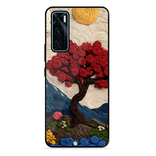 Nature Tree Printed Protective Phone Cover for Vivo V20 Se