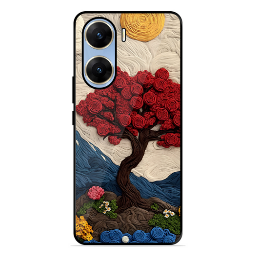 Nature Tree Printed Protective Phone Cover for Vivo V29E 5G