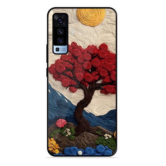 Nature Tree Printed Protective Phone Cover for Vivo X50