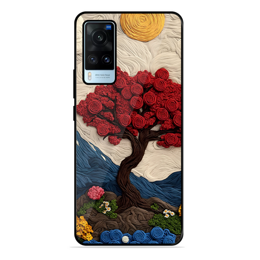Nature Tree Printed Protective Phone Cover for Vivo X60