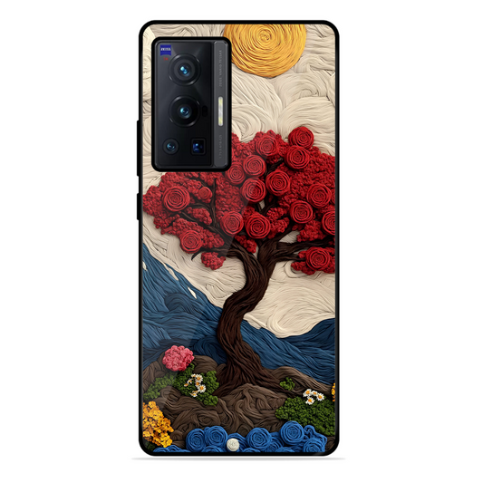 Nature Tree Printed Protective Phone Cover for Vivo X70 Pro 5G