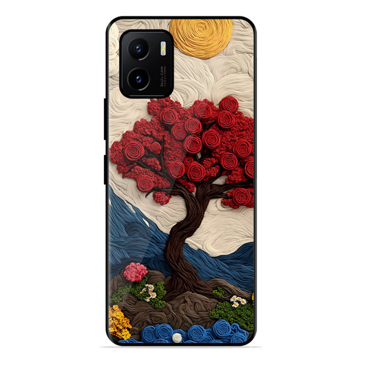 Nature Tree Printed Protective Phone Cover for Vivo Y15S