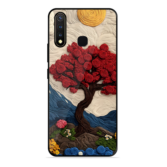 Nature Tree Printed Protective Phone Cover for Vivo Y19