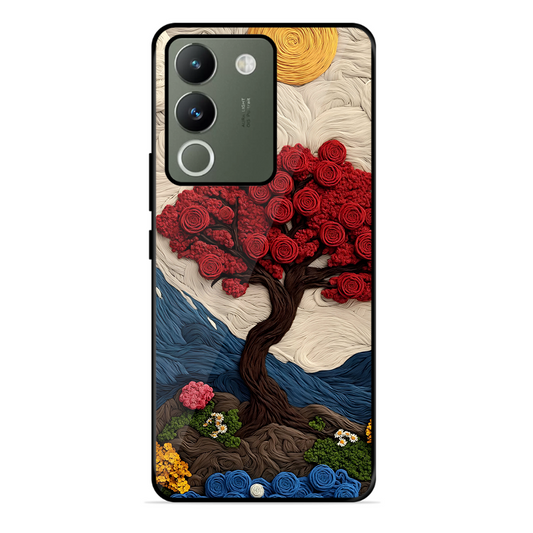 Nature Tree Printed Protective Phone Cover for Vivo Y200 5G