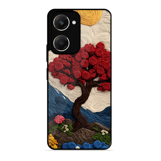 Nature Tree Printed Protective Phone Cover for Vivo Y28S 5G