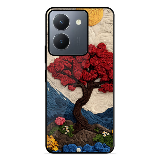 Nature Tree Printed Protective Phone Cover for Vivo Y36