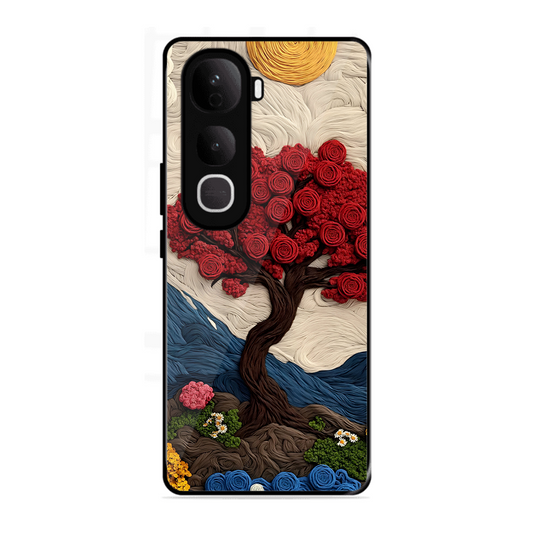 Nature Tree Printed Protective Phone Cover for Vivo Y400 Pro 5G