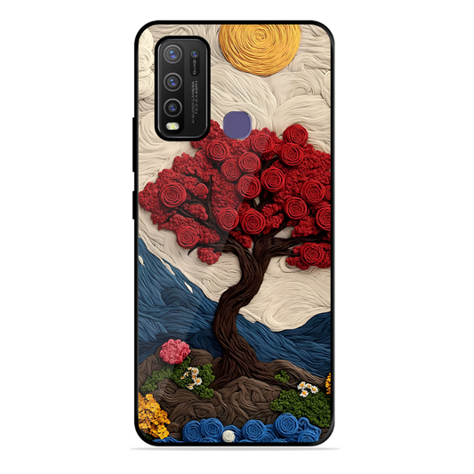 Nature Tree Printed Protective Phone Cover for Vivo Y50