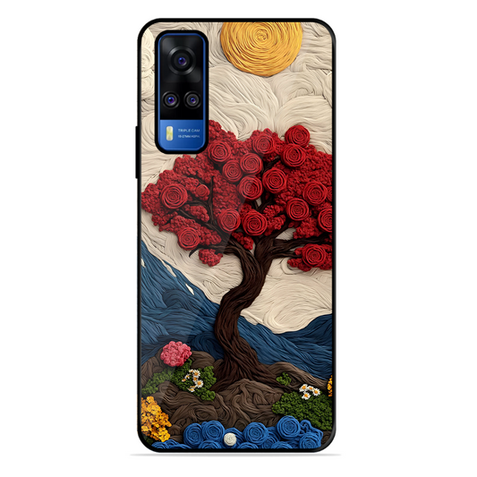 Nature Tree Printed Protective Phone Cover for Vivo Y51A