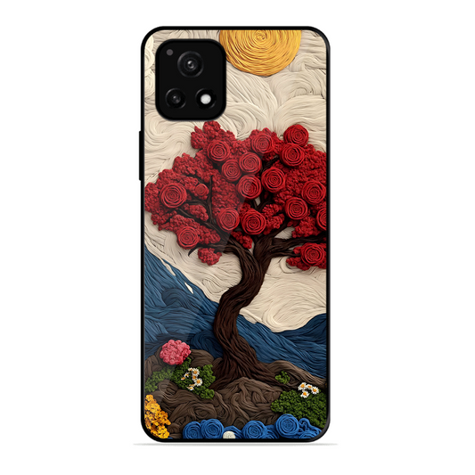 Nature Tree Printed Protective Phone Cover for Vivo Y52S