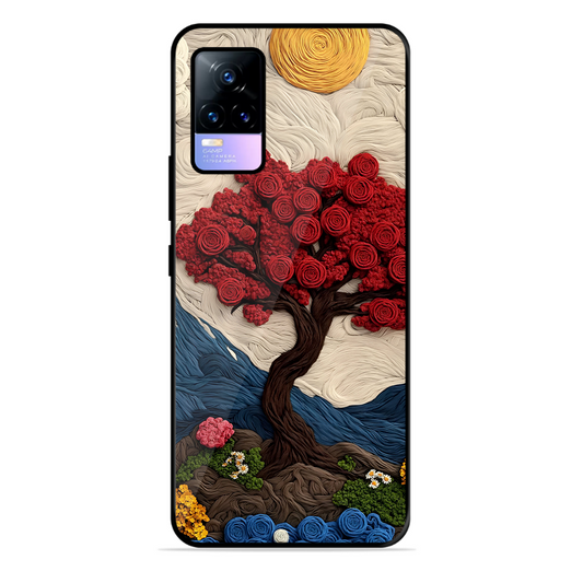 Nature Tree Printed Protective Phone Cover for Vivo Y73