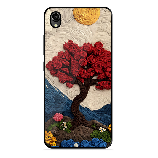 Nature Tree Printed Protective Phone Cover for Vivo Y90