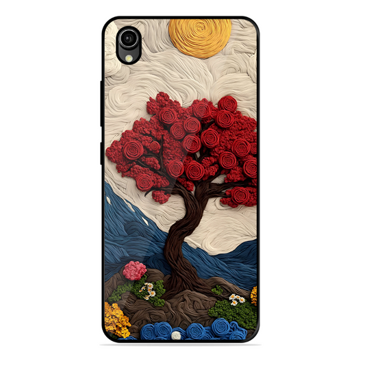 Nature Tree Printed Protective Phone Cover for Vivo Y91I