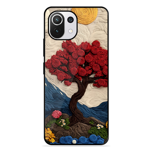 Nature Tree Printed Protective Phone Cover for Xiaomi Mi 11 Lite Ne 5G