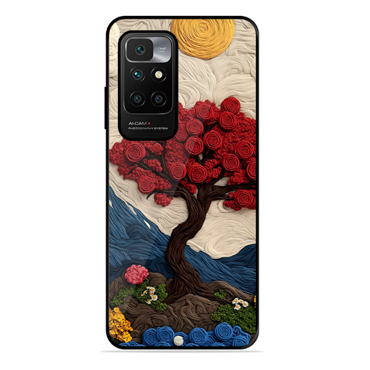 Nature Tree Printed Protective Phone Cover for Xiaomi Redmi 10 Prime 2022