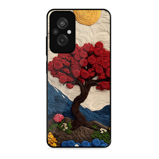 Nature Tree Printed Protective Phone Cover for Xiaomi Redmi 11 Prime 4G