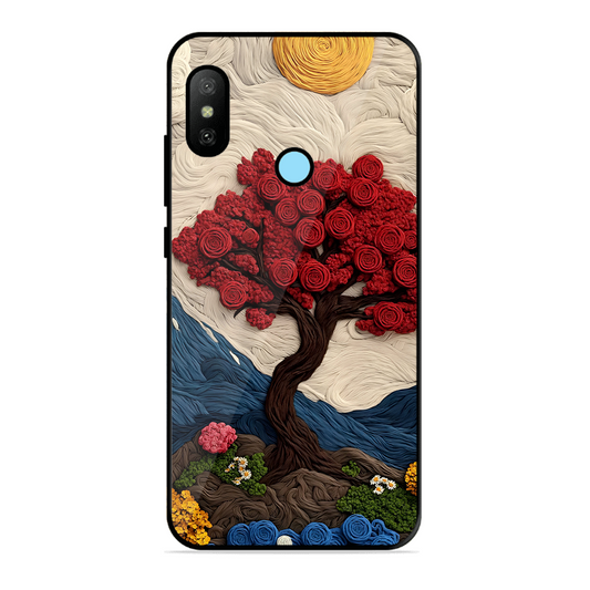 Nature Tree Printed Protective Phone Cover for Xiaomi Redmi 6 Pro