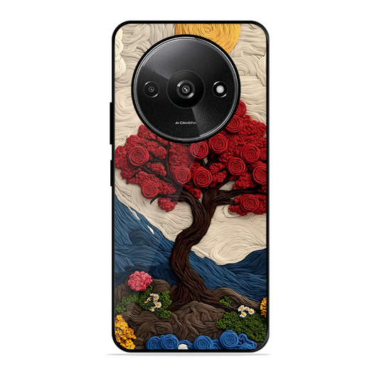 Nature Tree Printed Protective Phone Cover for Xiaomi Redmi A3 2024