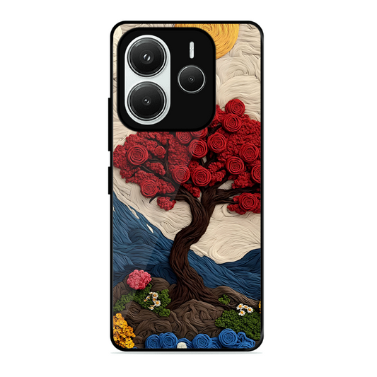 Nature Tree Printed Protective Phone Cover for Xiaomi Redmi Note 14 5G