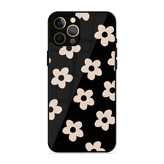 White Flower Printed Protective Phone Cover for iPhone 12 Pro Max