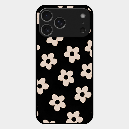 White Flower Printed Protective Phone Cover for iPhone 17 Pro Max
