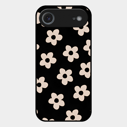 White Flower Printed Protective Phone Cover for iPhone Air