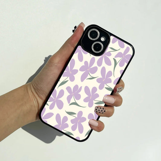 Lilac colour flower Printed Protective case