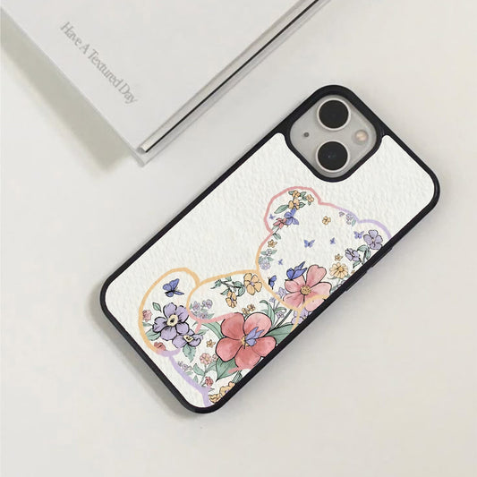 Colour flower & butterfly Printed Protective case