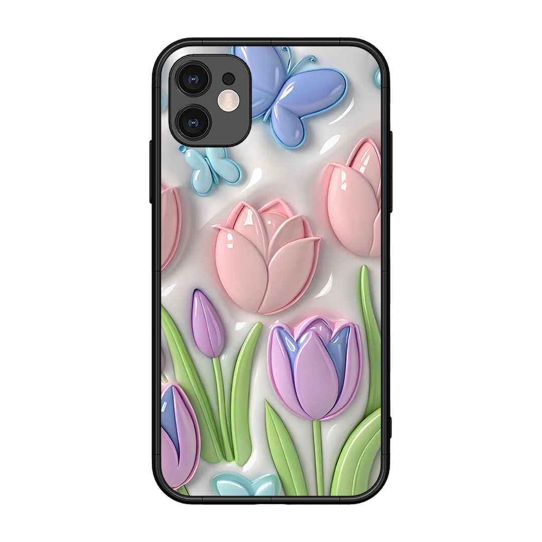 Lotus Flower Printed Protective Phone Cover for iPhone 11