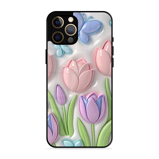 Lotus Flower Printed Protective Phone Cover for iPhone 12 Pro Max