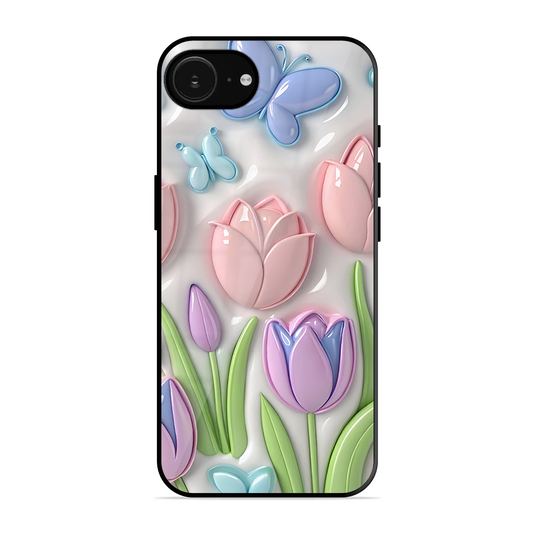Lotus Flower Printed Protective Phone Cover for iPhone 16e