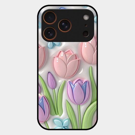 Lotus Flower Printed Protective Phone Cover for iPhone 17 Pro
