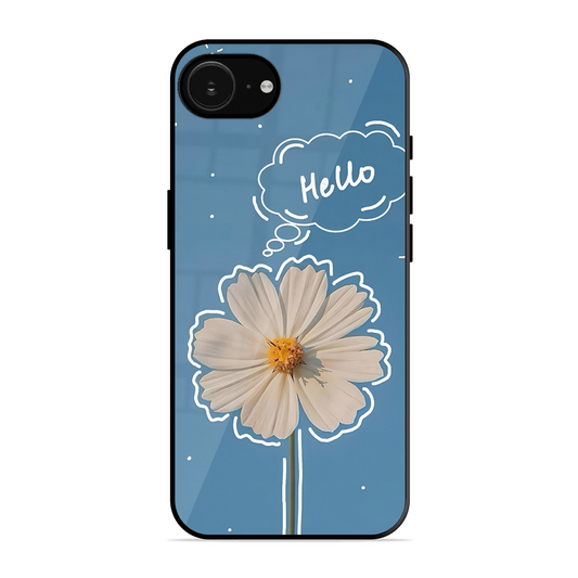 Hello Flower Printed Protective Phone Cover for iPhone 16e