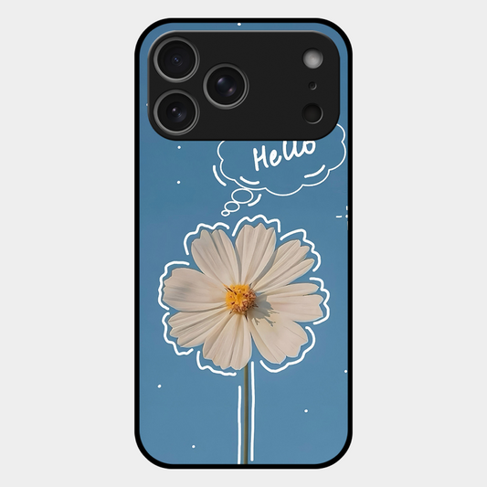 Hello Flower Printed Protective Phone Cover for iPhone 17 Pro Max