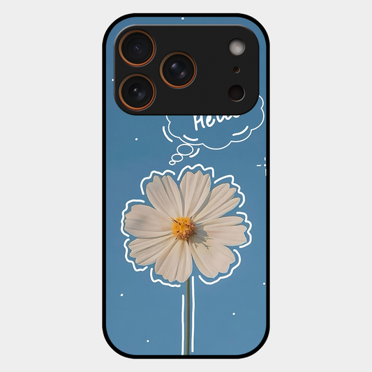 Hello Flower Printed Protective Phone Cover for iPhone 17 Pro
