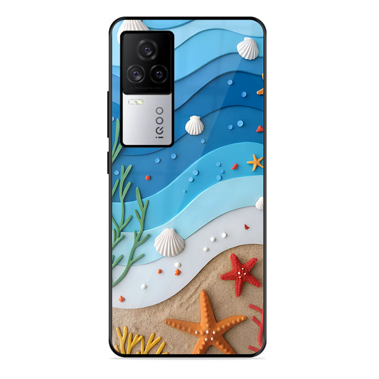 Beach Thing Printed Protective Phone Cover forIqoo 7 Legend 5G