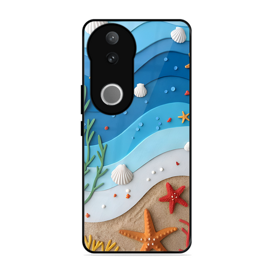 Beach Thing Printed Protective Phone Cover forIqoo Z10R 5G